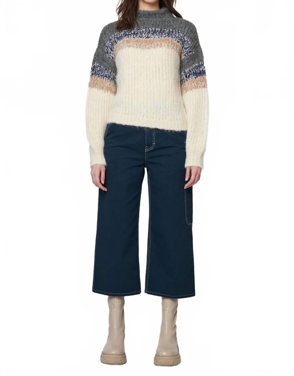 NEW ATELIER DELPHINE elysian alpaca-blend sweater in earthy